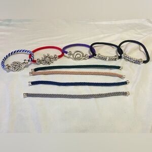 BRIGHTON COLOR CLIQUE bracelet and charm lot assortment